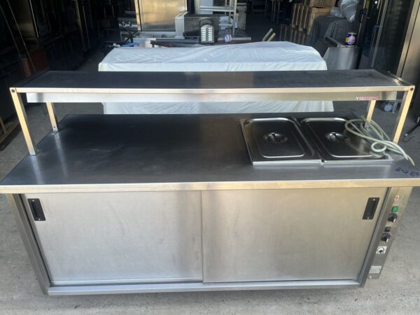 Moffat Pass Through Hot Cupboard, Bain Marie & Heated Gantry Moffat Pass Through Hot Cupboard, Bain Marie & Heated Gantry