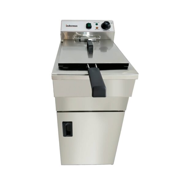 Infernus INF-161FS Free Standing Single Tank Electric Fryer, 16L Infernus INF-161FS Free Standing Single Tank Electric Fryer