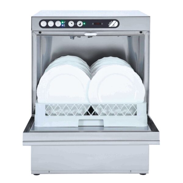 Adler AD50-DP-30 500mm Basket Dishwasher – Drain Pump, Chemical Pump, 30A Plug