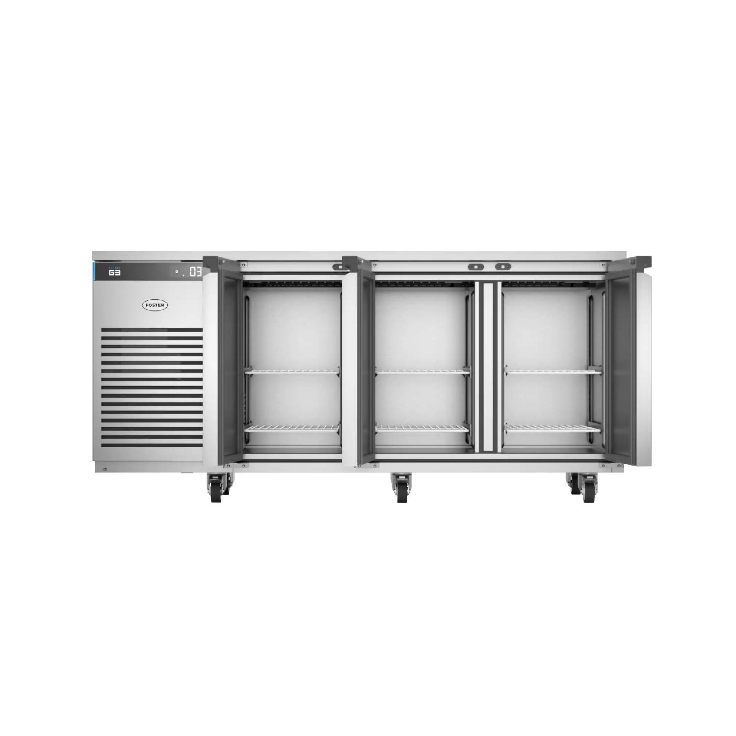 Foster EcoPro G3 EP1/3H, 3 Door Refrigerated Counter, 435L Foster EcoPro G3 EP1/3H, 3 Door Refrigerated Counter, 435L