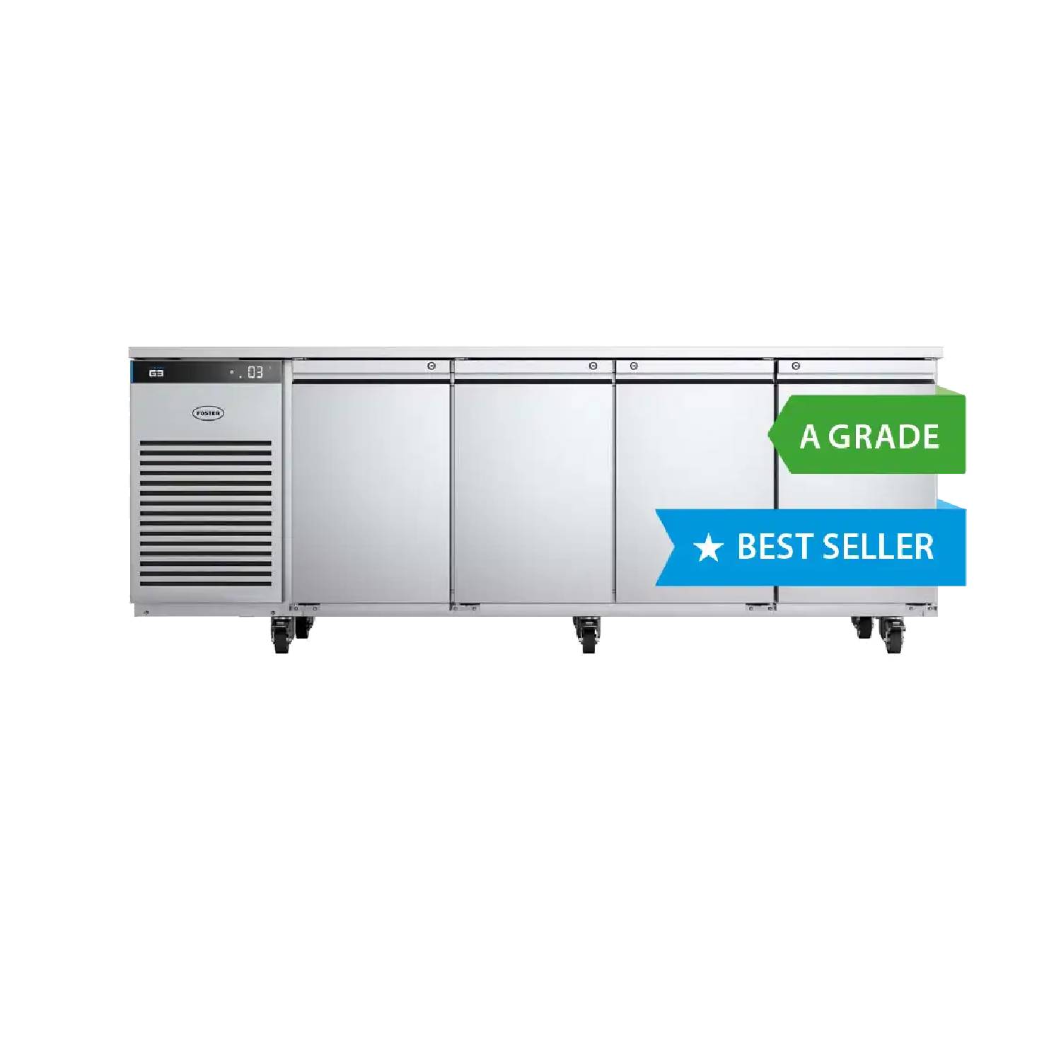 Foster EcoPro G3 EP1/4H, 4 Door Refrigerated Counter, 585L Foster EcoPro G3 EP1/4H, 4 Door Refrigerated Counter, 585L