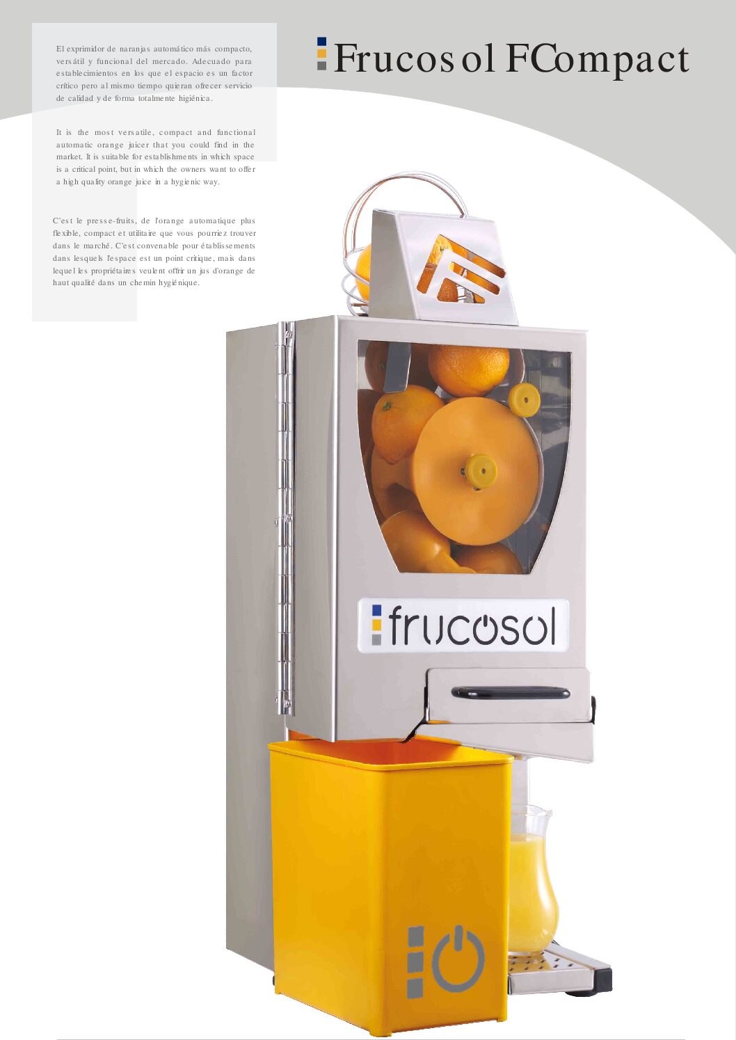 Frucosol F-Compact Automatic Orange Juicer Frucosol F-Compact Automatic Orange Juicer - Image 3