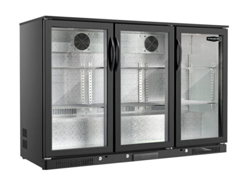 GRADED Sterling Pro SP3HC-BH Hinged Triple Door Bottle Cooler