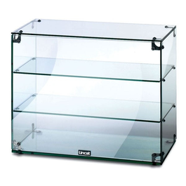 Lincat Seal GC36 Counter-top Glass Display Case – Open Back – W 607 mm