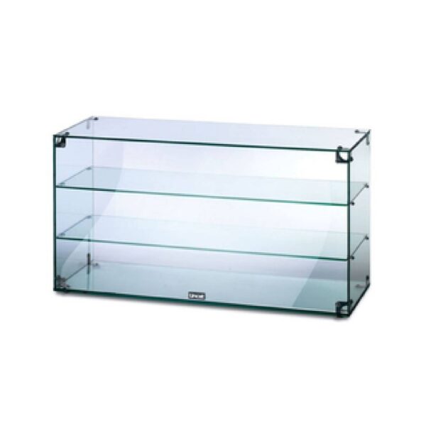 Lincat Seal GC39 – Counter-top Glass Display Case – Open Back – W 907 mm