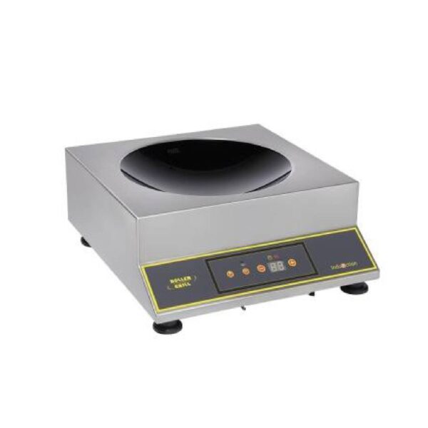 Roller Grill PIW30 High-Performance Single Induction Hob with Wok, 3kW