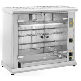 Roller Grill RBE 80Q Electric Rotisserie with Display Shelf Roller Grill RBE 80Q Electric Rotisserie with Display Shelf