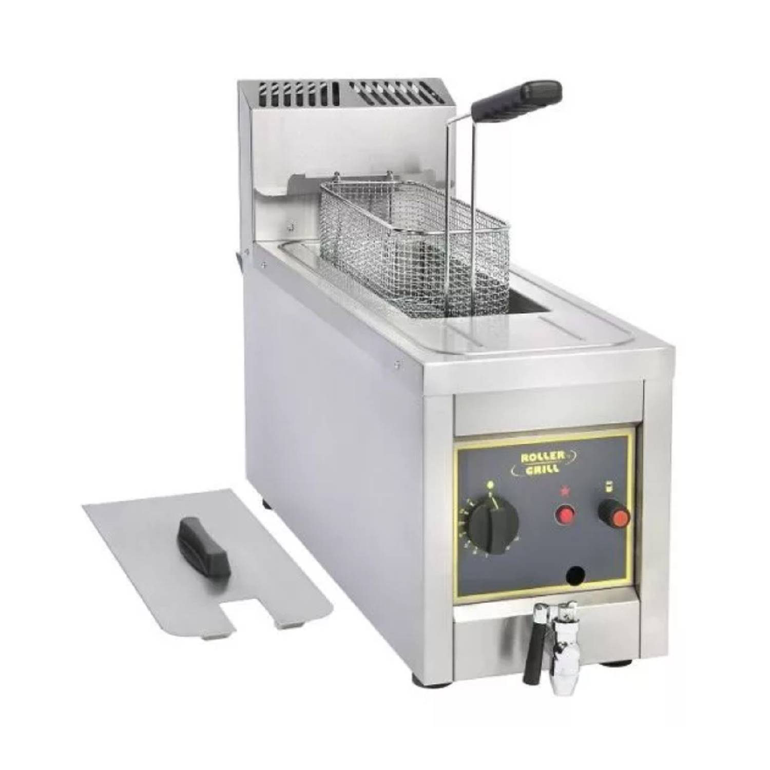 Roller Grill RFG 8 Countertop Single Tank Modular GAS Fryer, 1 Basket, 8L