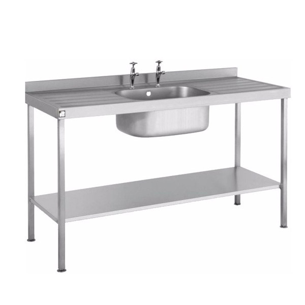 Parry SINK1260SBDD – Single Bowl Sink with Double Drainer 1200mm wide – 600mm deep Parry SINK1260SBDD – Single Bowl Sink with Double Drainer 1200mm wide - 600mm deep