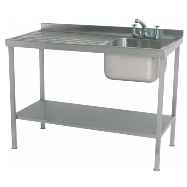 Parry SINK1470LFP – Flat Packed Single Bowl Sink with Left Hand Drainer 1400mm wide – 700mm deep Parry SINK1470L – Single Bowl Sink with Left Hand Drainer 1400mm wide - 700mm deep