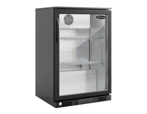 Sterling Pro SP1HC-LOW-BK Low Height Bottle Cooler 134L