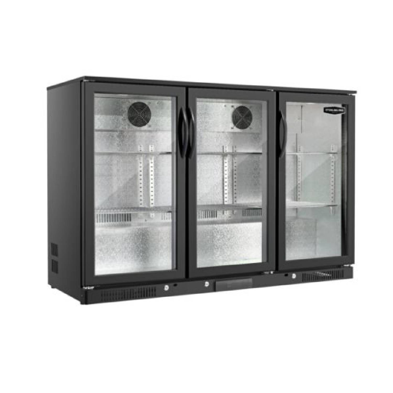 Sterling Pro SP3HC-LOW-BH Hinged Triple Door Low Height Bottle Cooler 318L Sterling Pro SP3HC-LOW-BH Hinged Triple Door Low Height Bottle Cooler 318L