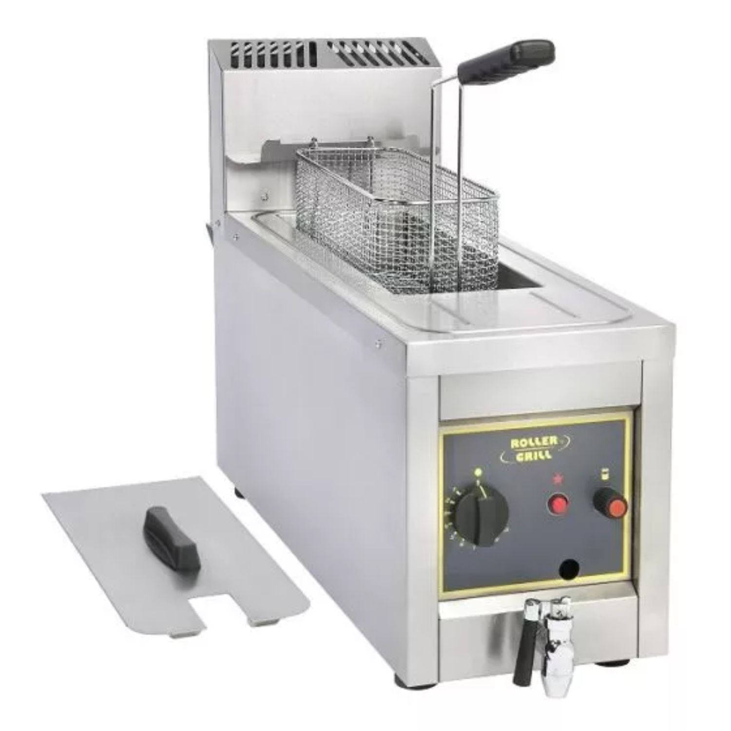Roller Grill RFG 8 Countertop Single Tank Modular GAS Fryer, 1 Basket, 8L