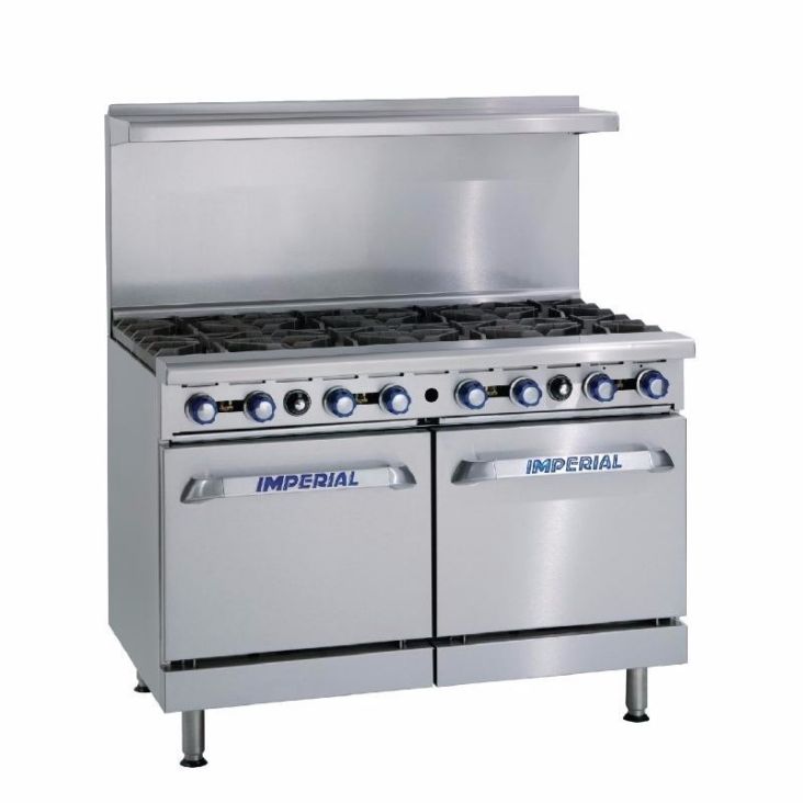 IMPERIAL IR-8 Eight Burner Double Gas Oven Range IMPERIAL IR-8 Eight Burner Double Gas Oven Range