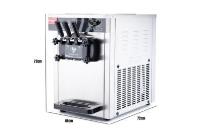 HOSTY Triple Head Countertop Ice Cream Machine HOSTY Triple Head Ice Cream Machines