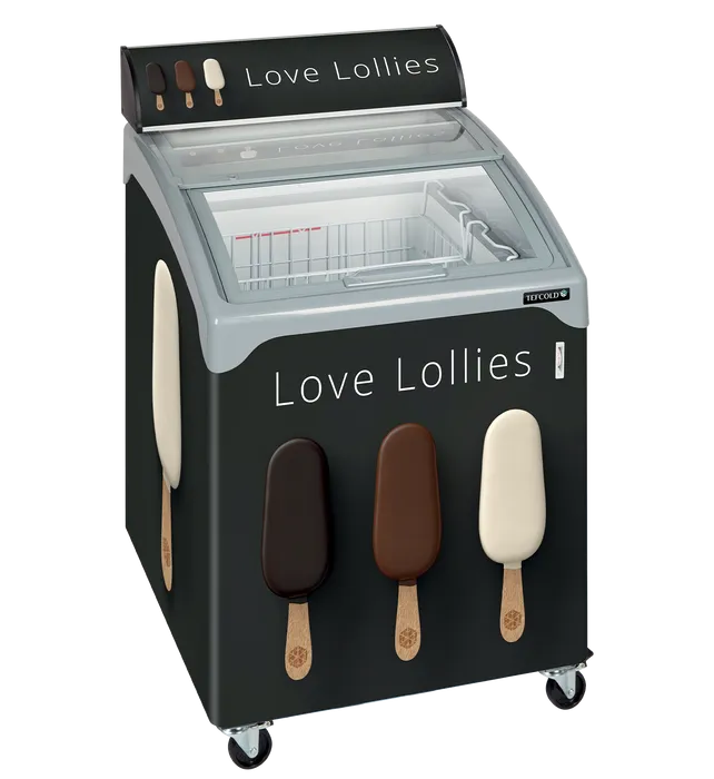 Tefcold NIC101SCEB Sliding Curved Glass Lid Chest Freezer Tefcold NIC101SCEB Sliding Curved Glass Lid Chest Freezer - Image 3