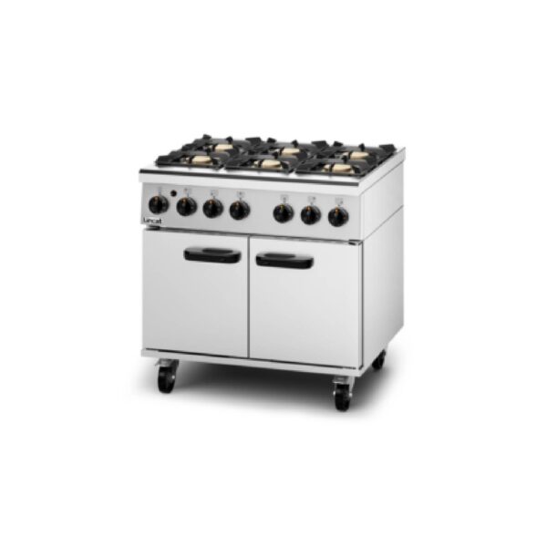 Lincat PHGR01 Phoenix Gas Free-standing Oven Range – 6-Zone – W 900 mm Lincat PHGR01 Phoenix Gas Free-standing Oven Range – 6-Zone – W 900 mm
