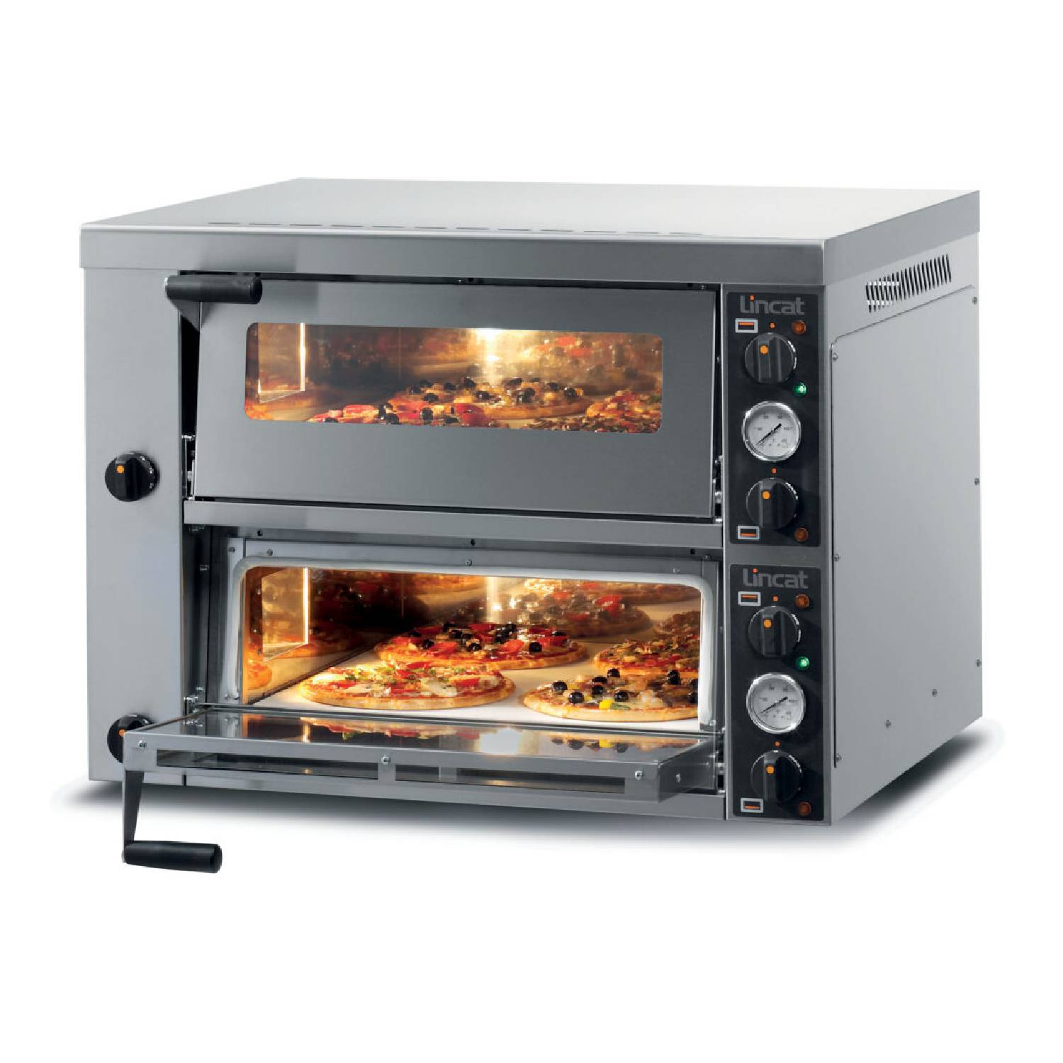 Lincat PO425-2 Electric Counter-top Pizza Oven, Twin-Deck