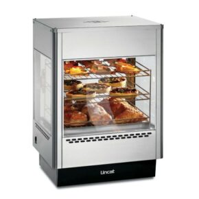 Lincat UMS50D Seal Counter-top Upright Heated Merchandiser – Static Rack – Double Door