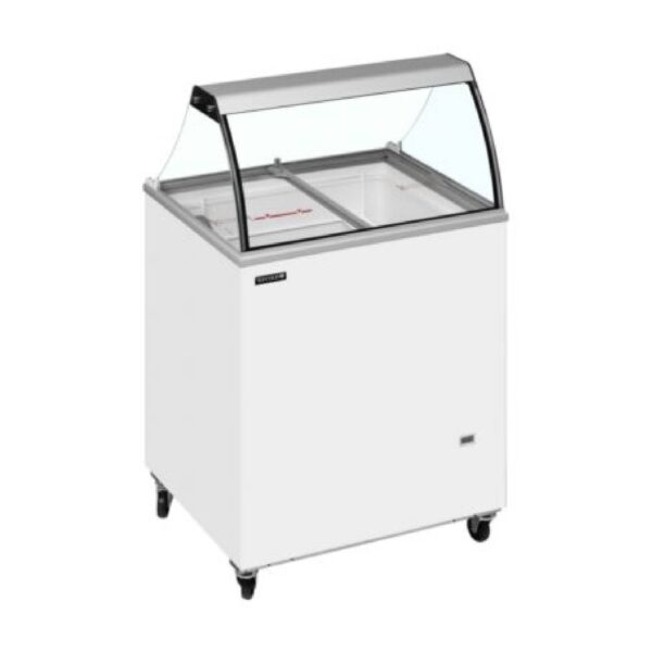 Tefcold IC201SC + CANOPY Scoop Ice Cream Display w/Basket