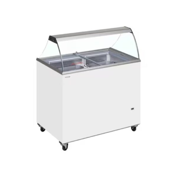 Tefcold IC301SC + CANOPY Scoop Ice Cream Display w/Baskets