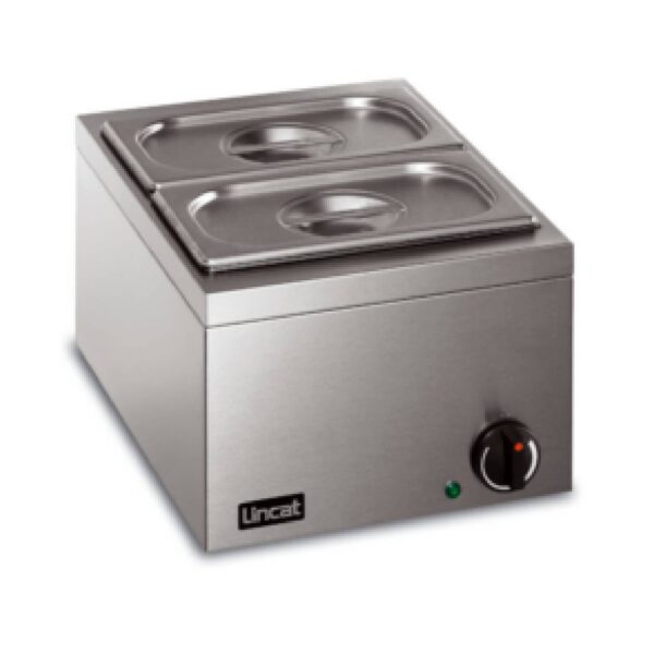 Lincat LBM 2 x 1/4 GN Electric Counter-top Bain Marie, Dry Heat