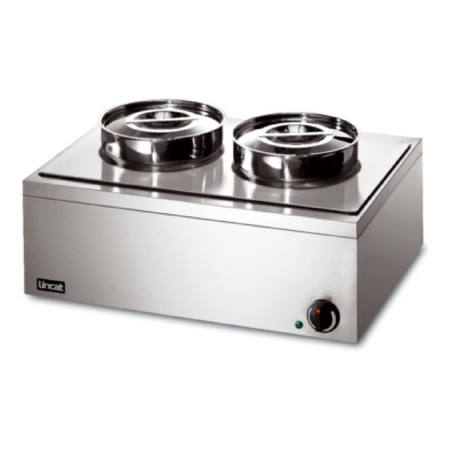 Lincat LRB2W, 2 Round Pot Electric Countertop Bain Marie, Wet Heat