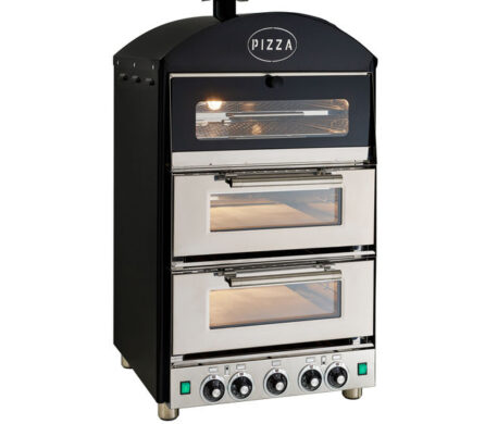 King Edward PK2W Pizza King Double Pizza Oven with Warmer