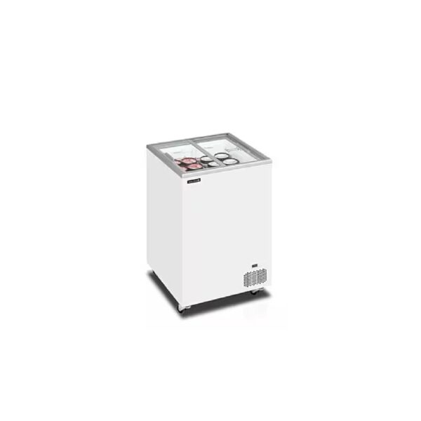 Tefcold IC101SC Sliding Flat Glass Lid Ice Cream Freezer 108L (1)