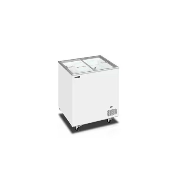 Tefcold IC201SC Sliding Flat Glass Lid Chest Freezer 191L