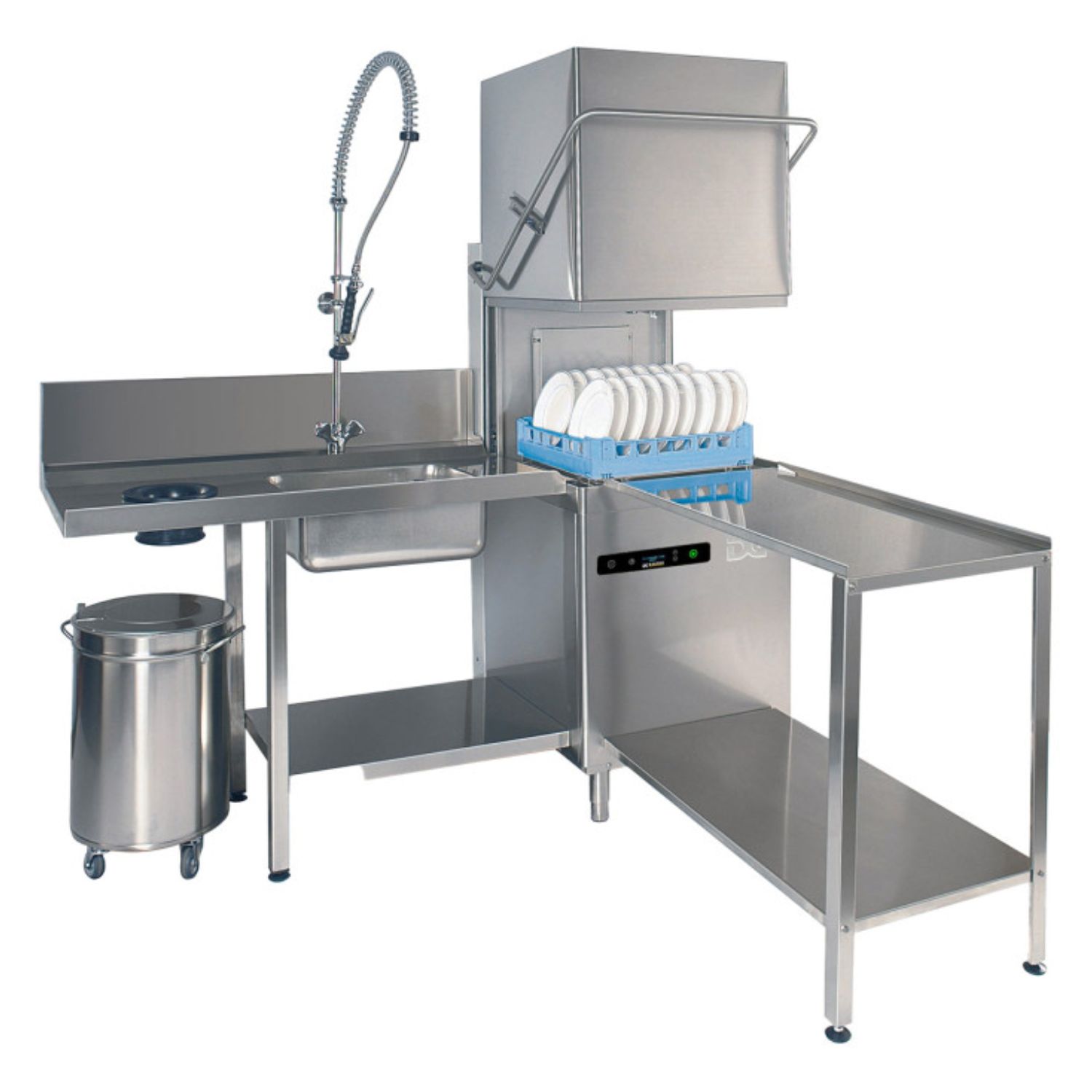 DC SD1000A CP IS D Standard Passthrough Dishwasher w/ Break Tank, Chemical Pump, Integral Softener & Drain Pump 500mm Basket DC SD1000A CP IS D Standard Passthrough Dishwasher w/ Break Tank, Chemical Pump, Integral Softener & Drain Pump 500mm Basket - Image 2