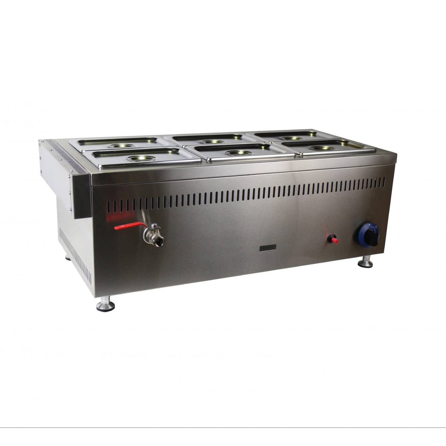 INFERNUS INF-GBM66 – 6 Pot GAS Bain Marie INFERNUS INF-GBM66 - 6 Pot GAS Bain Marie