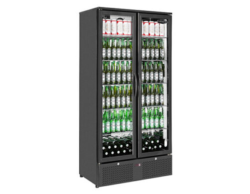 GRADED Sterling Pro SP220-BK Double Door Bottle Cooler