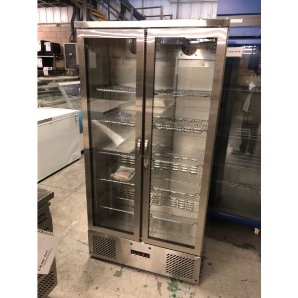 GRADED Blizzard BAR20SS Upright Double Glass Door Bottle Cooler GRADED Blizzard BAR20SS Upright Double Glass Door Bottle Cooler