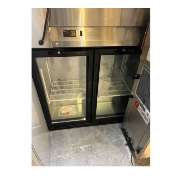Blizzard Graded BAR2 Double Hinged Glass Door Bottle Cooler