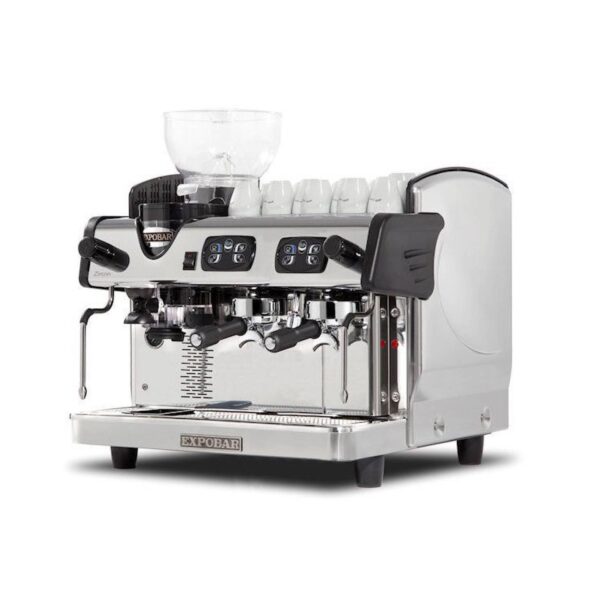 Expobar Zircon Integral 2 Group Espresso Machine – Built-In Grinder