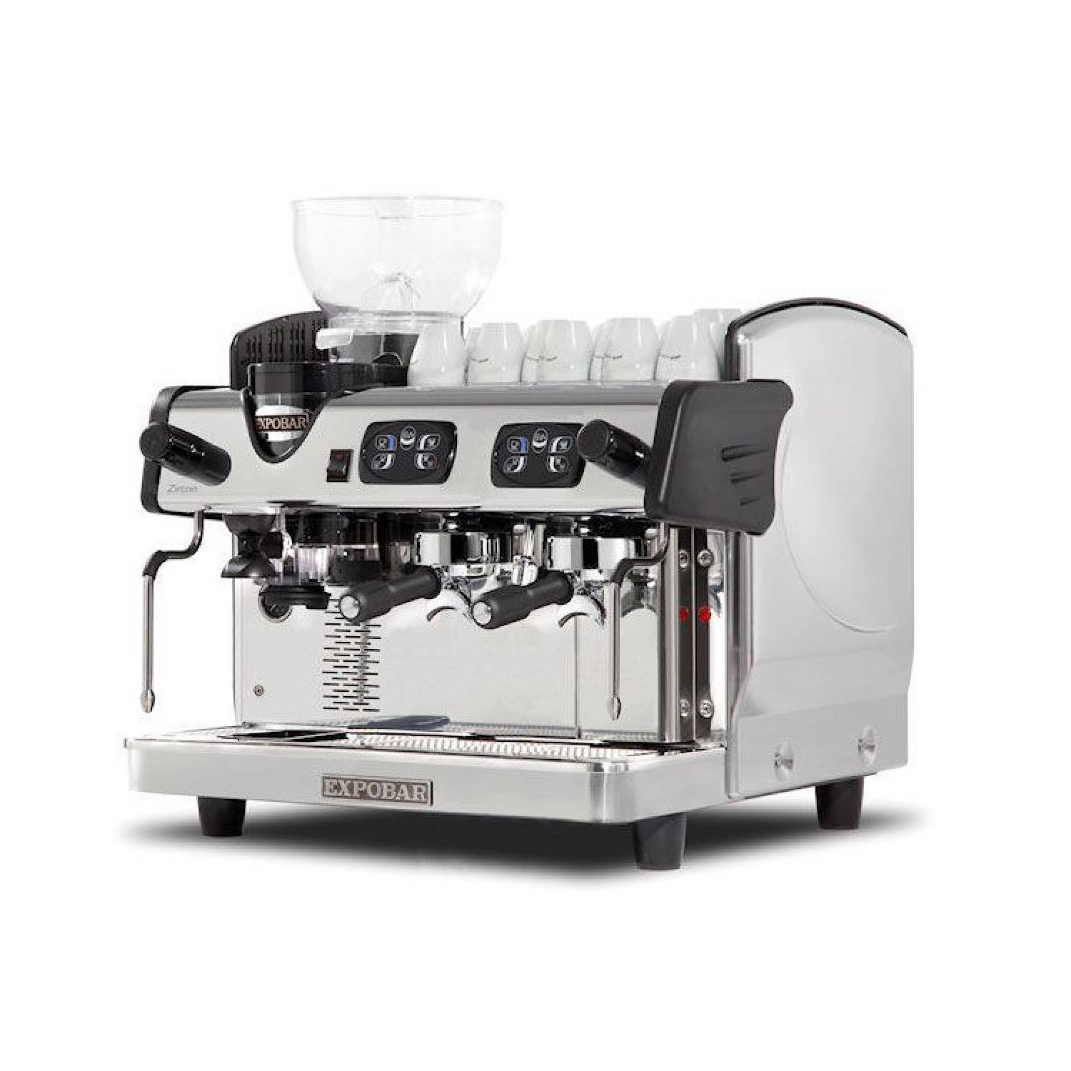Expobar Zircon Integral 2 Group Espresso Machine – Built-In Grinder Expobar Zircon Integral 2 Group Espresso Machine – Built-In Grinder