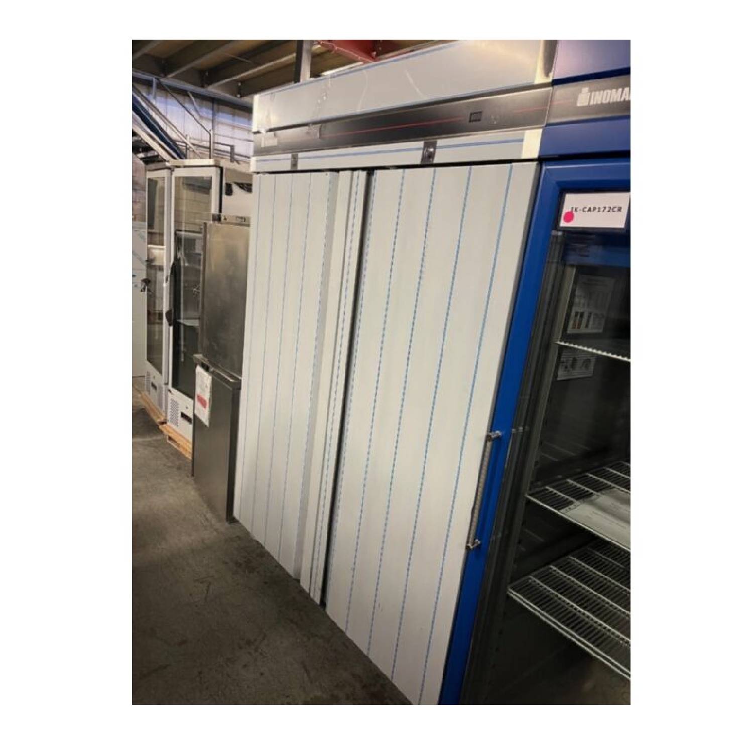 GRADED Inomak CEP2144SL Slim Upright Double Door Heavy Duty Refrigerator GRADED Inomak CEP2144SL Slim Upright Double Door Heavy Duty Refrigerator