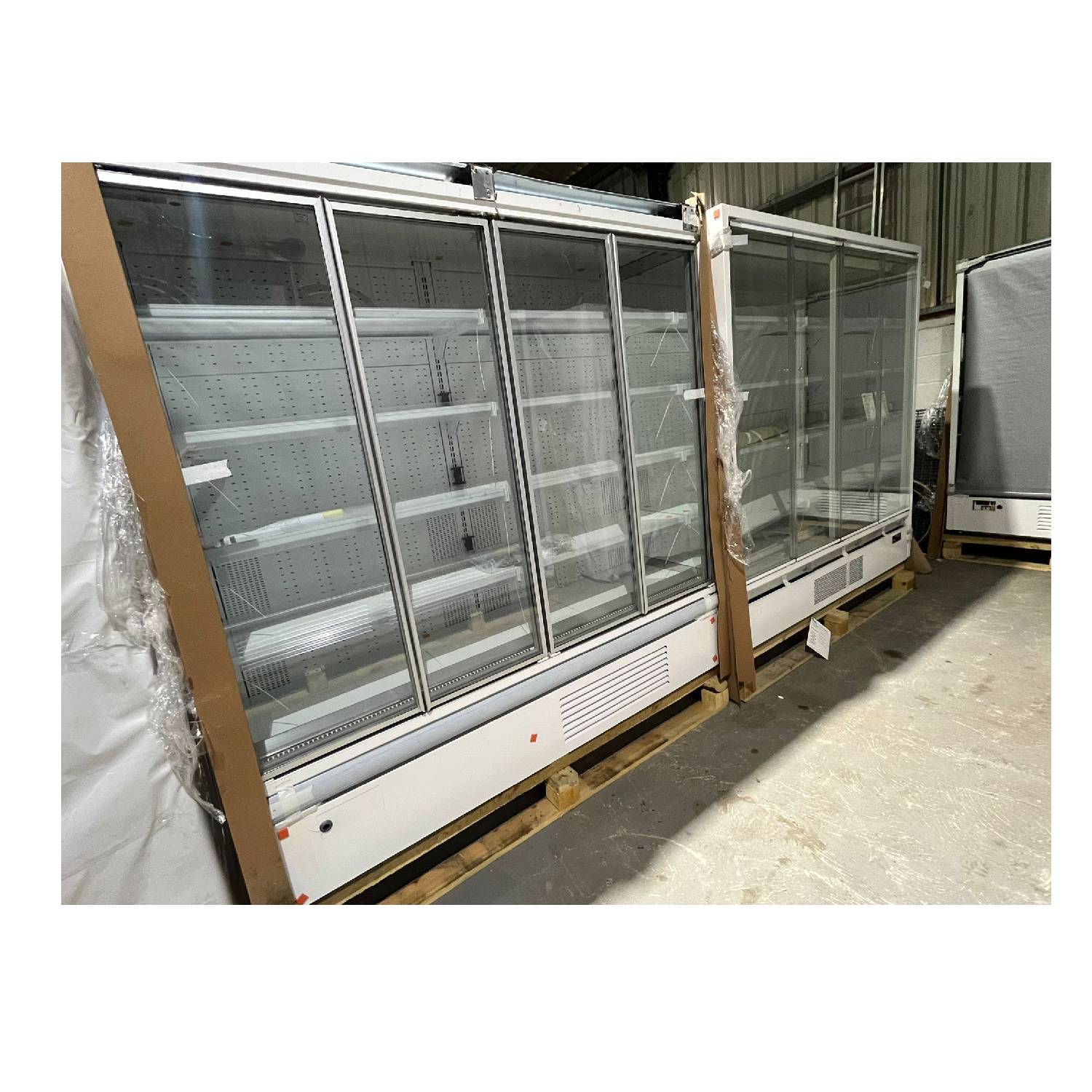 Galaxy G20 Multideck Display Fridge with full glass door, 2m wide - White - Graded (3 available)