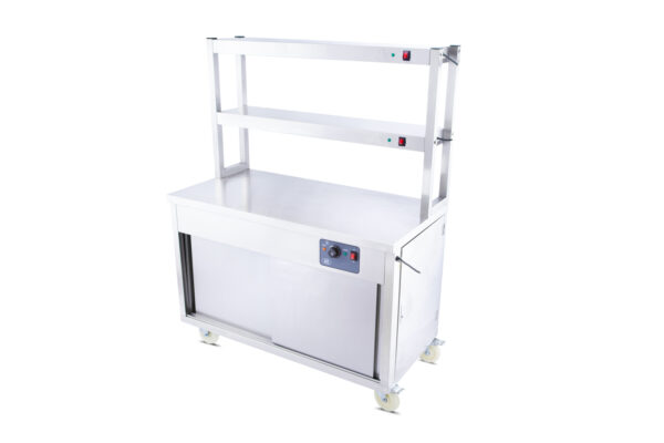 ACE Hot Cupboard with 2 Tier Heated Gantry & Lights 1500mm