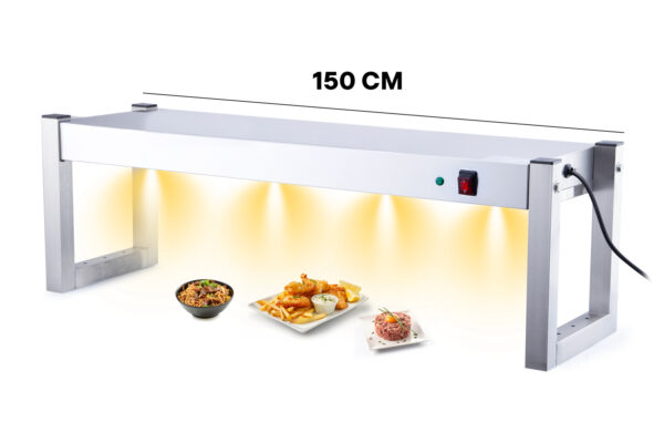 Hosty Single Tier Heated Gantry with Light – 150cm