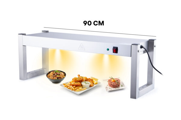 Hosty Single Tier Heated Gantry with Light – 90cm