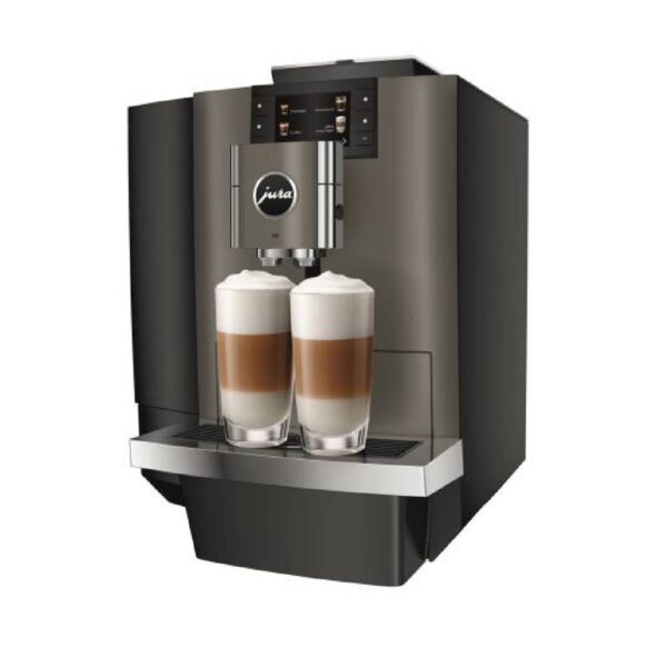 Jura JX10 Dark Inox Bean To Cup Coffee Machine – Up to 100 Cups/Day