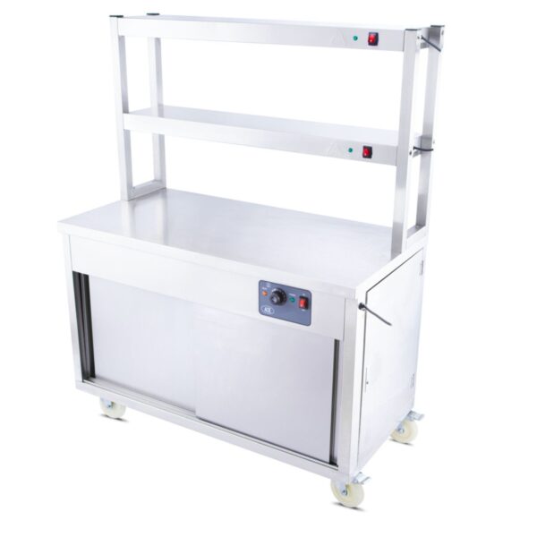 ACE Hot Cupboard with 2 Tier Heated Gantry & Lights 1500mm