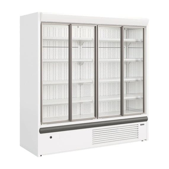 Galaxy G20 Multideck Display Fridge with full glass door, 2m wide - White - Graded (3 available)