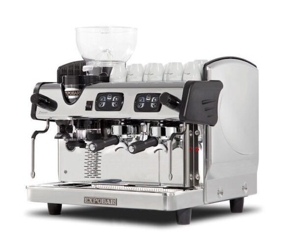 Expobar Zircon Integral 2 Group Espresso Machine – Built-In Grinder