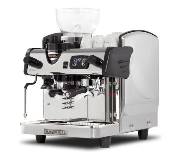 Expobar Zircon Integral 1 Group Espresso Machine – Built-In Grinder