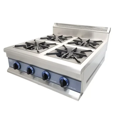 Hosty 4 Burner LPG Gas Hob – Tabletop Commercial Cooker Tabletop Titans