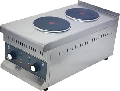 ACE Electric Hot Plate / Cooker Ring – Compact Countertop Unit Tough Enough for Trade Use