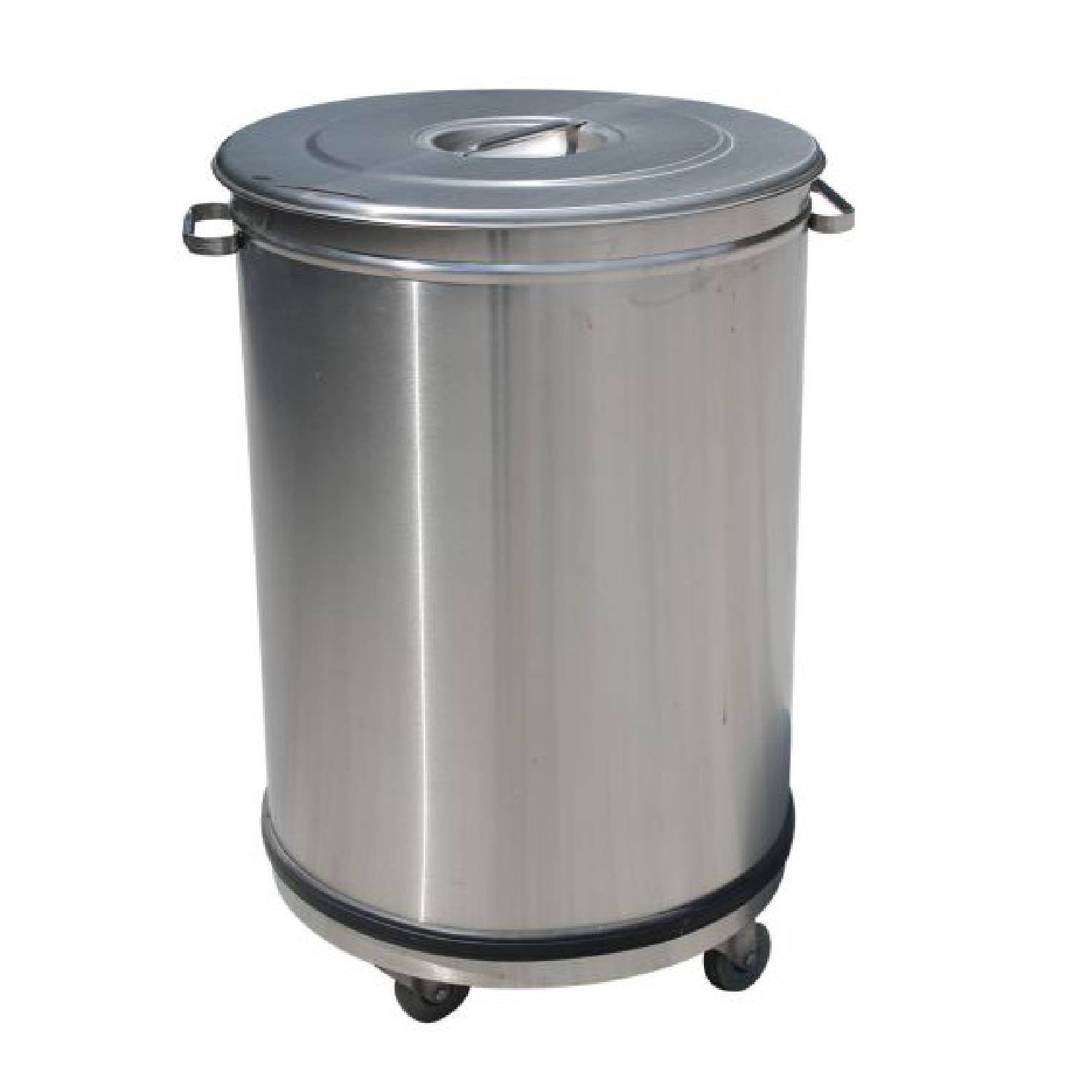 Diamond PCR/50B Stainless Steel Dustbin with Lid – 50L, Mobile Diamond PCR50B Stainless Steel Dustbin with Lid – 50L, Mobile